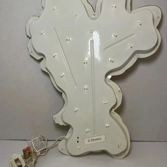 Disney Minnie Snowflake Glitter GLOW Indoor And Outdoor Use Decoration VINTAGE - Picture 2 of 9